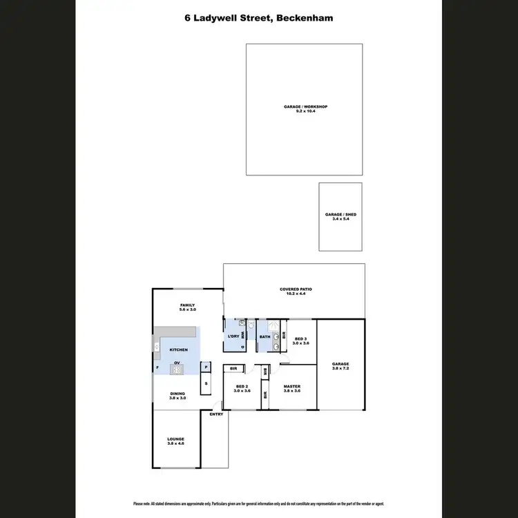 Floorplan of Homely house listing, 6 Ladywell Street, Beckenham WA 6107