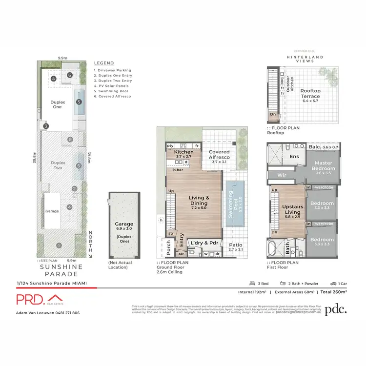 Floorplan of Homely house listing, 2/124 Sunshine Parade, Miami QLD 4220