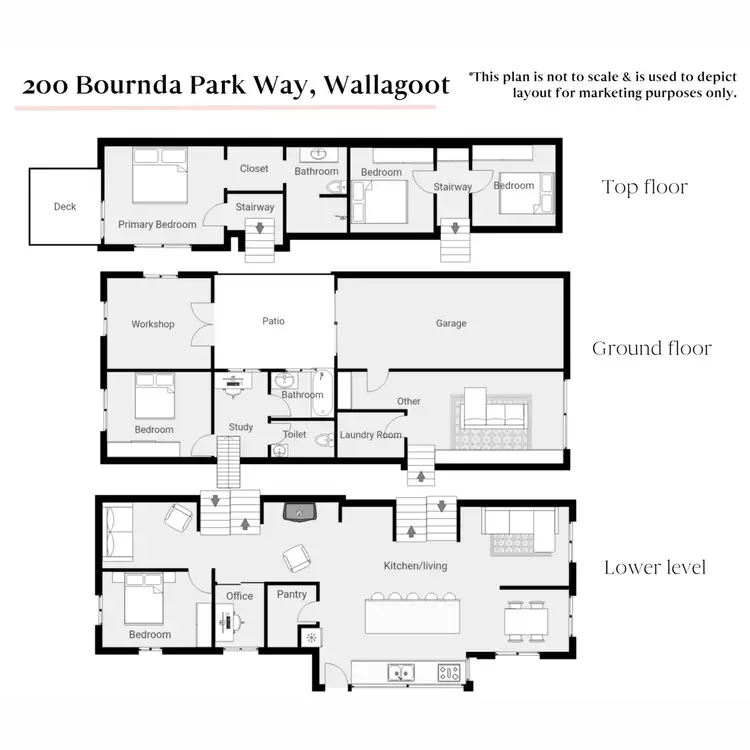 Floorplan of Homely rural property listing, 200 Bournda Park Way, Wallagoot NSW 2550