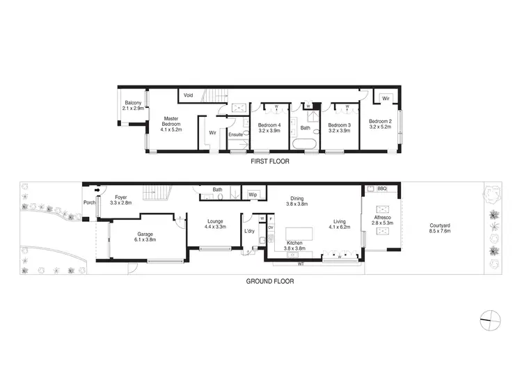 Floorplan of Homely semi-detached listing, 24A Station Street, Concord NSW 2137