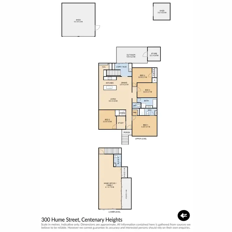 Floorplan of Homely house listing, 300 Hume Street, Centenary Heights QLD 4350
