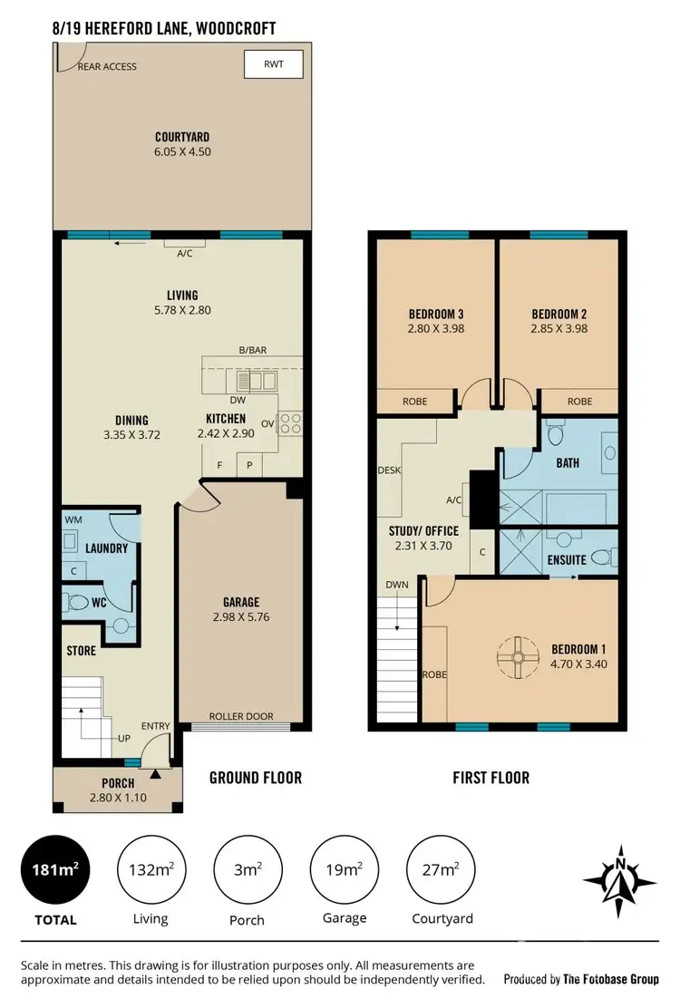 Floorplan of Homely house listing, 8/19 Hereford Lane, Woodcroft SA 5162
