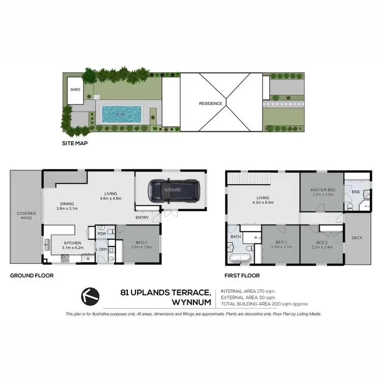 Floorplan of Homely house listing, 81 Uplands Terrace, Wynnum QLD 4178