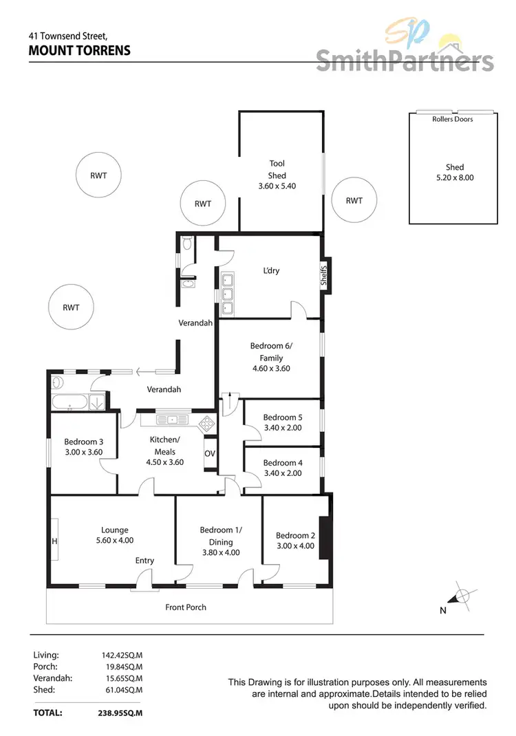 Floorplan of Homely house listing, 41 Townsend Street, Mount Torrens SA 5244