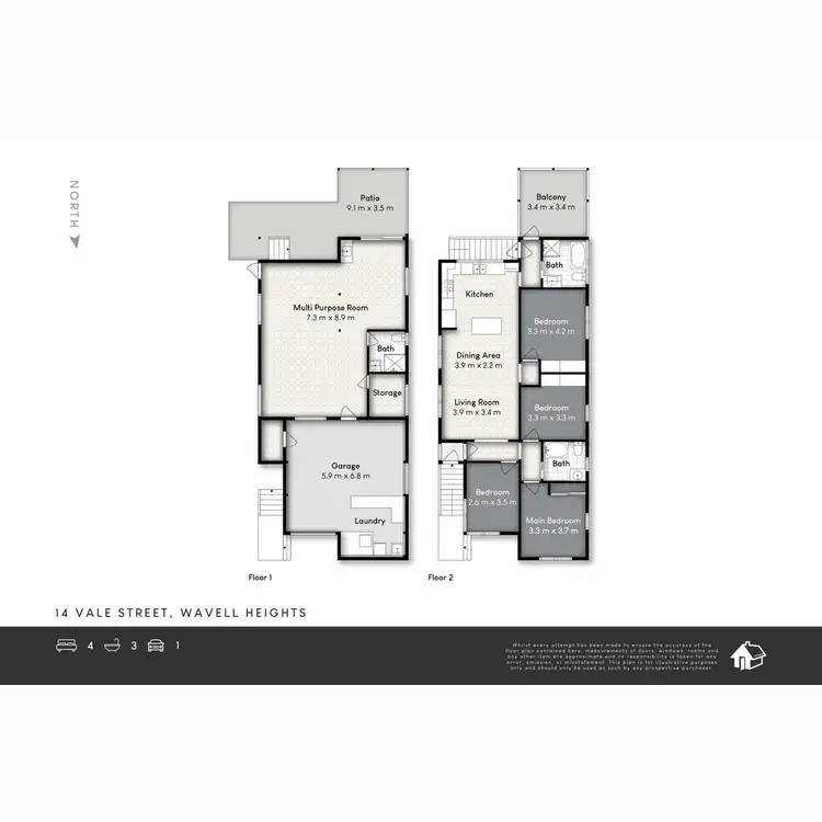 Floorplan of Homely house listing, 14 Vale Street, Wavell Heights QLD 4012