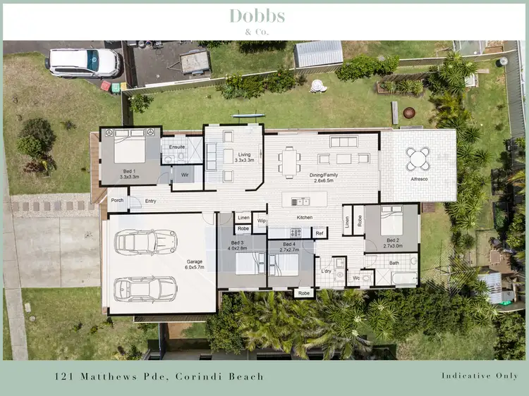 Floorplan of Homely house listing, 121 Matthews Parade, Corindi Beach NSW 2456