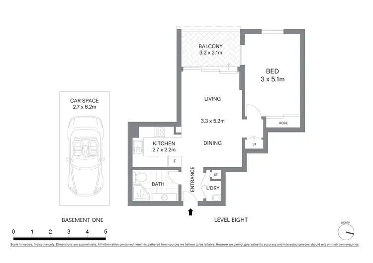 Floorplan of Homely apartment listing, A806/24 Point Street, Pyrmont NSW 2009