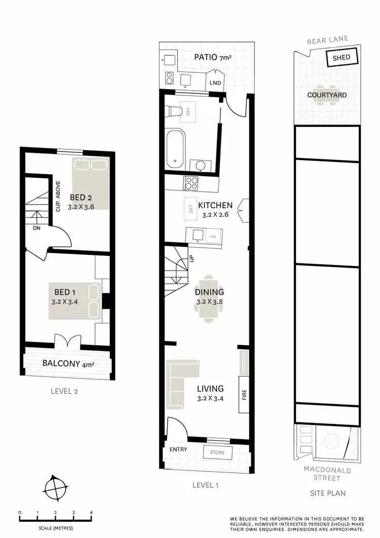 Floorplan of Homely house listing, 56 Macdonald Street, Erskineville NSW 2043