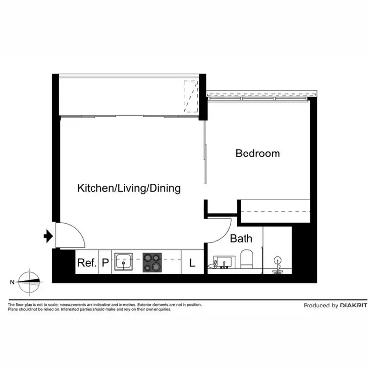 Floorplan of Homely apartment listing, 112/22 Chatham Street, Prahran VIC 3181
