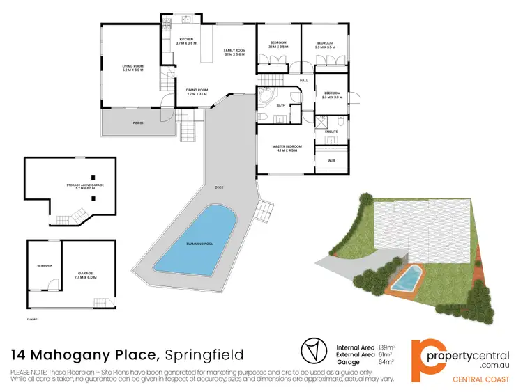 Floorplan of Homely house listing, 14 Mahogany Place, Springfield NSW 2250