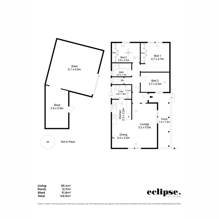 Floorplan of Homely house listing, 14 Aruma Crescent, Munno Para SA 5115