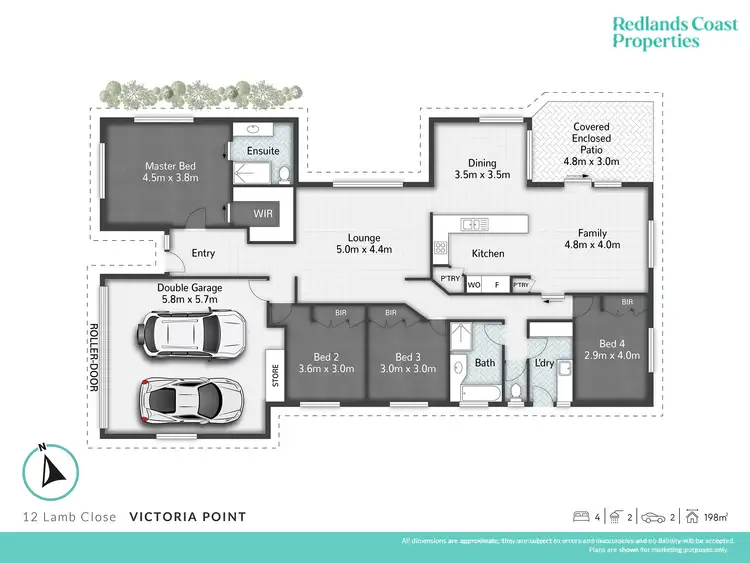 Floorplan of Homely house listing, 12 Lamb Close, Victoria Point QLD 4165