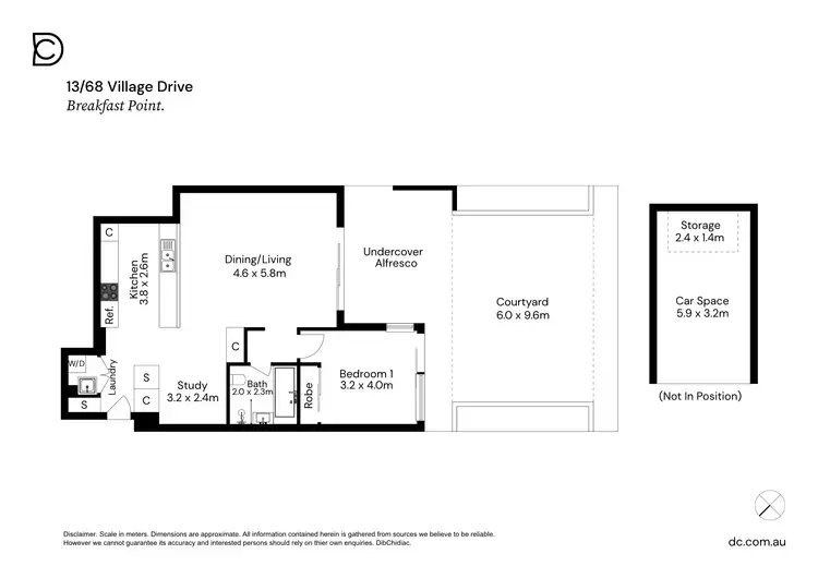 Floorplan of Homely apartment listing, 13/68 Village Drive, Breakfast Point NSW 2137