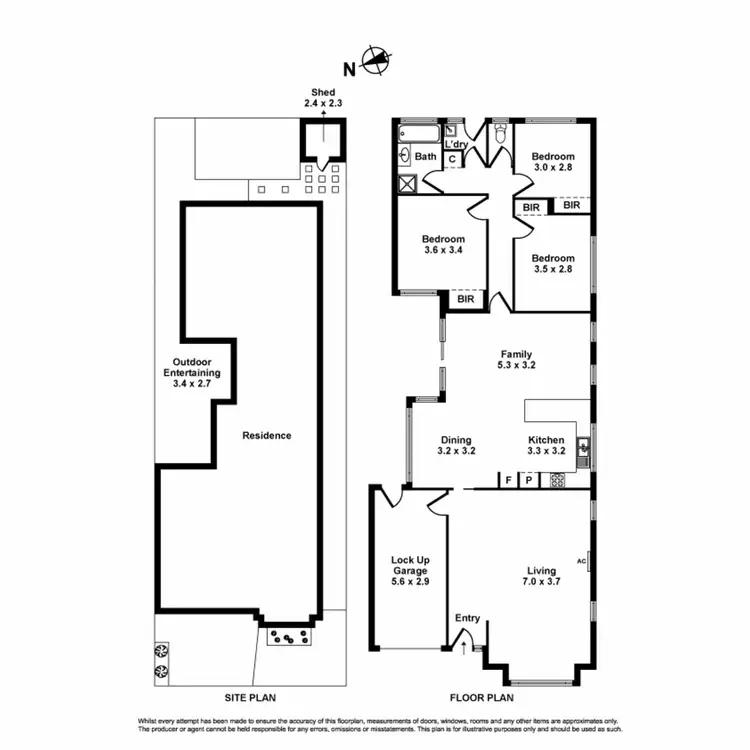 Floorplan of Homely house listing, 5 The Crescent, Point Cook VIC 3030