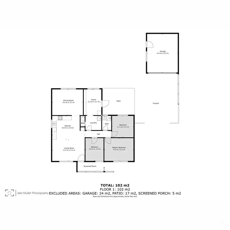 Floorplan of Homely house listing, 3 Hanson Street, Mount Gambier SA 5290