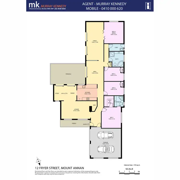 Floorplan of Homely house listing, 12 Fryer Street, Mount Annan NSW 2567
