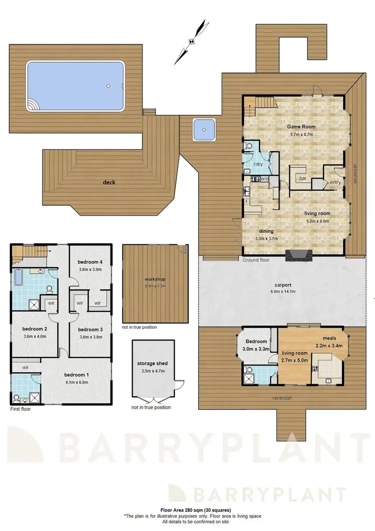 Floorplan of Homely house listing, 33 Beaconsfield - Emerald Road, Emerald VIC 3782