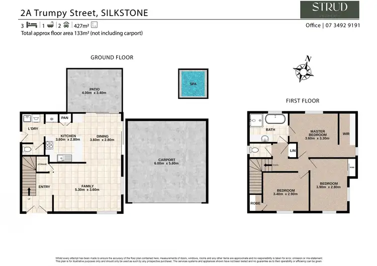 Floorplan of Homely house listing, 2A Trumpy Street, Silkstone QLD 4304