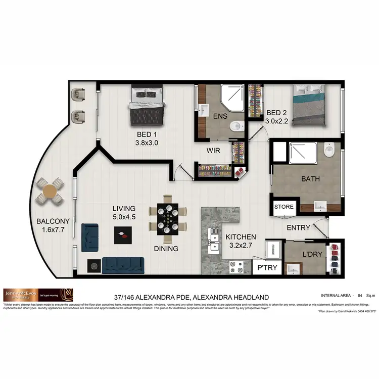Floorplan of Homely unit listing, 37/146-148 Alexandra Parade, Alexandra Headland QLD 4572