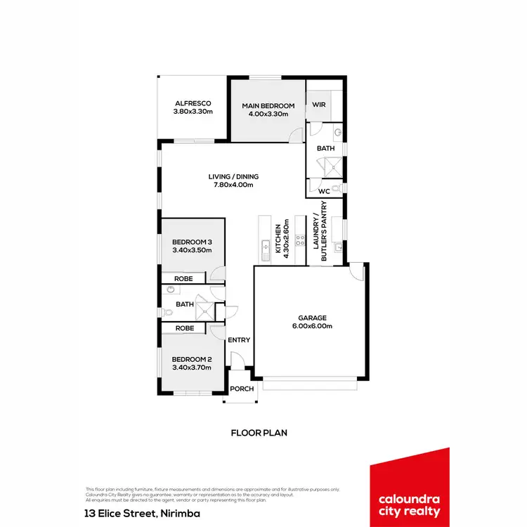 Floorplan of Homely house listing, 13 Elice Street, Nirimba QLD 4551