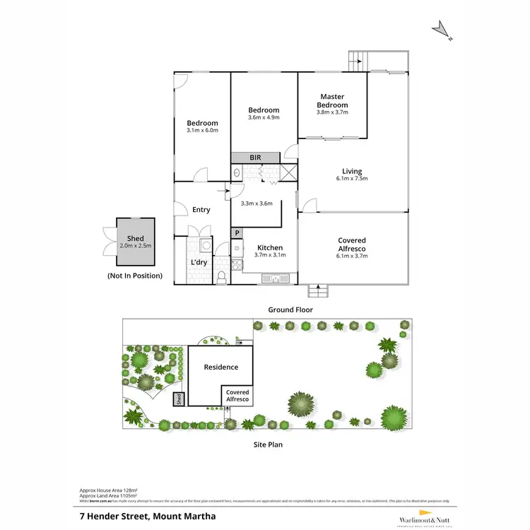 Floorplan of Homely house listing, 7 Hender Street, Mount Martha VIC 3934