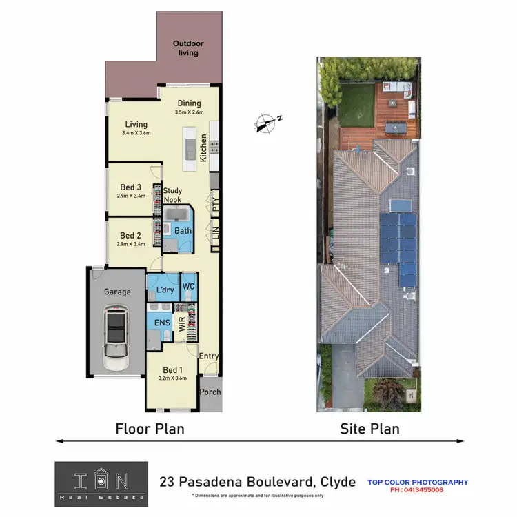 Floorplan of Homely house listing, 23 Pasadena Boulevard, Clyde VIC 3978