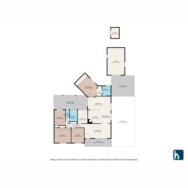 Floorplan of Homely house listing, 5 Pritchard Street, Gunnedah NSW 2380