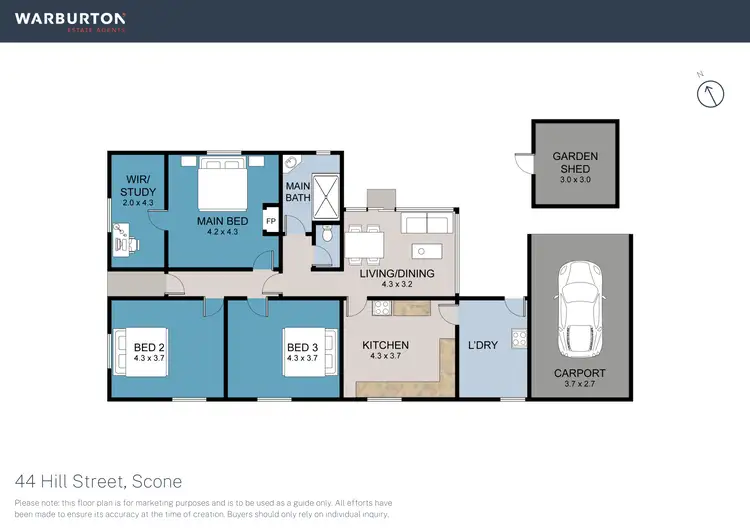 Floorplan of Homely house listing, 44 Hill Street, Scone NSW 2337