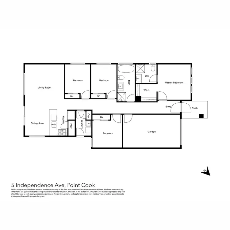 Floorplan of Homely house listing, 5 Independence Avenue, Point Cook VIC 3030