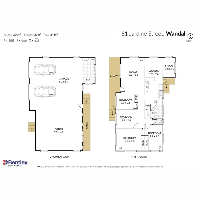 Floorplan of Homely house listing, 61 Jardine Street, Wandal QLD 4700