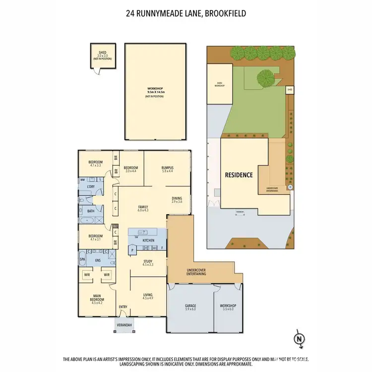 Floorplan of Homely house listing, 24 Runnymeade Lane, Brookfield VIC 3338