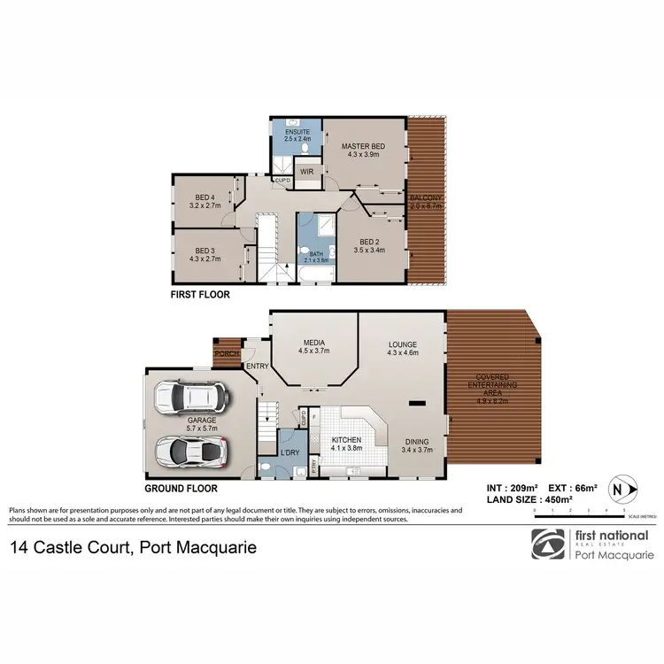 Floorplan of Homely house listing, 14 Castle Court, Port Macquarie NSW 2444