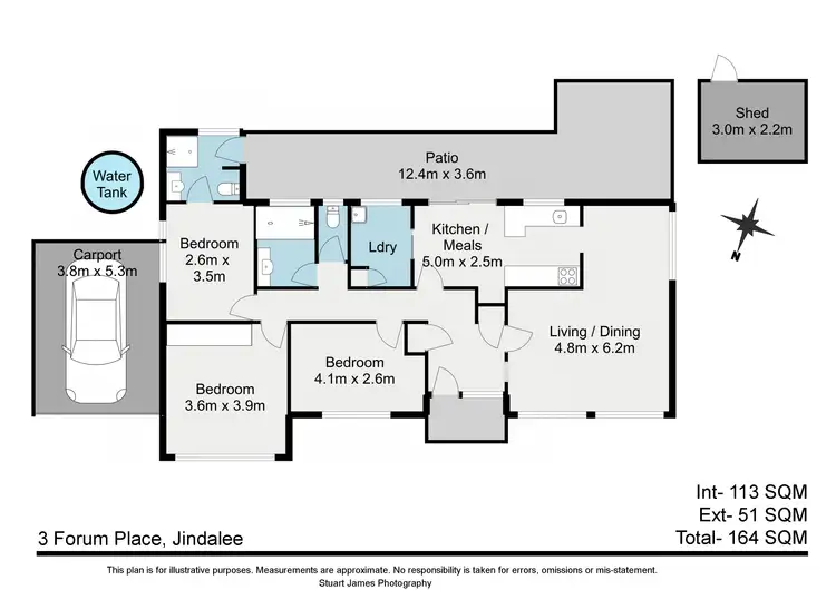 Floorplan of Homely house listing, 3 Forum Place, Jindalee QLD 4074