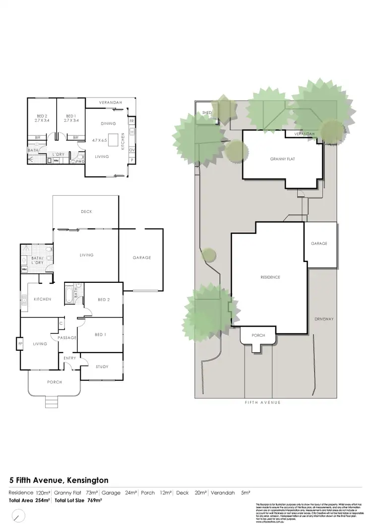 Floorplan of Homely house listing, 5 Fifth Avenue, Kensington WA 6151