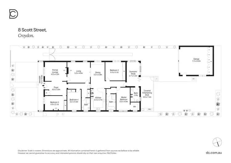 Floorplan of Homely house listing, 8 Scott Street, Croydon NSW 2132