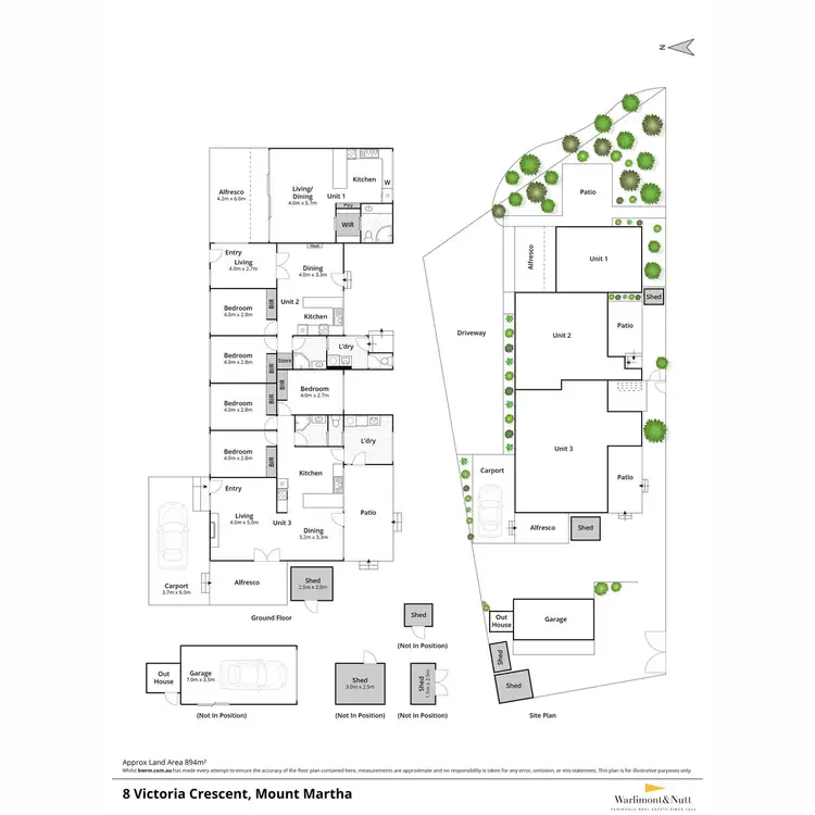 Floorplan of Homely house listing, 8 Victoria Crescent, Mount Martha VIC 3934