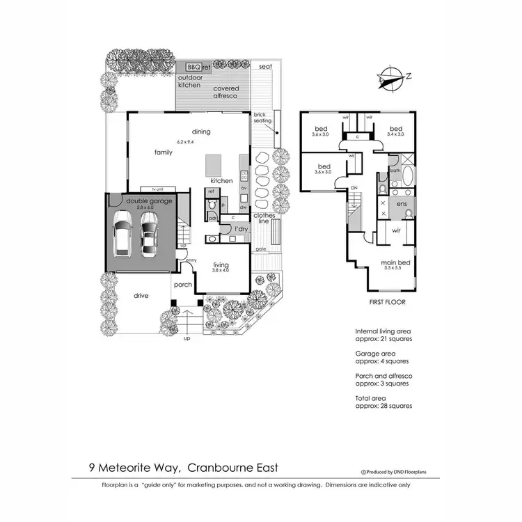 Floorplan of Homely house listing, 9 Meteorite Way, Cranbourne East VIC 3977