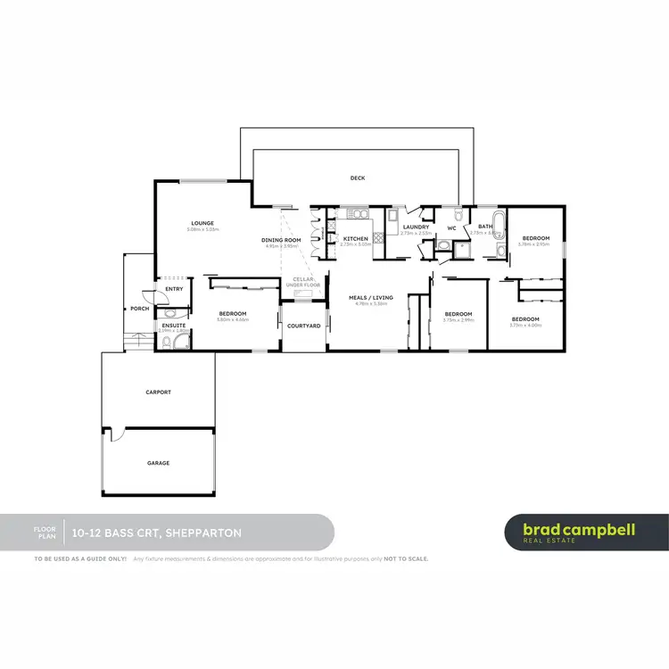 Floorplan of Homely rural property listing, 10-12 Bass Court, Shepparton VIC 3630