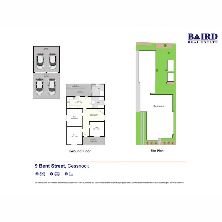 Floorplan of Homely house listing, 9 Bent Street, Cessnock NSW 2325