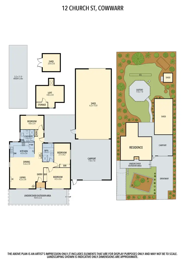 Floorplan of Homely house listing, 12 Church Street, Cowwarr VIC 3857