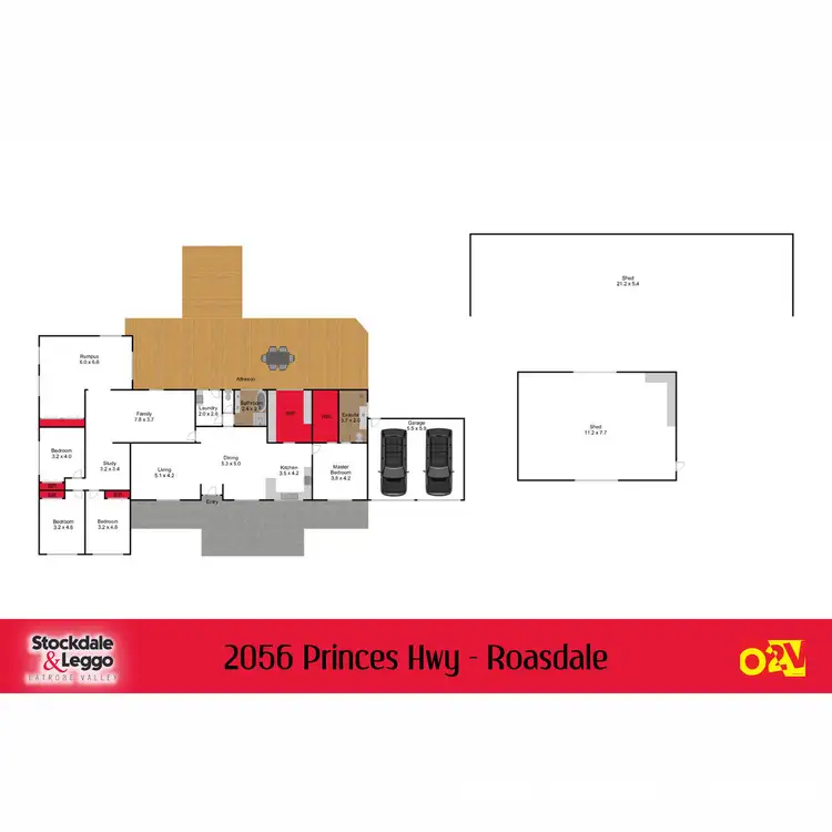 Floorplan of Homely rural property listing, 2056 Princes Highway, Rosedale VIC 3847