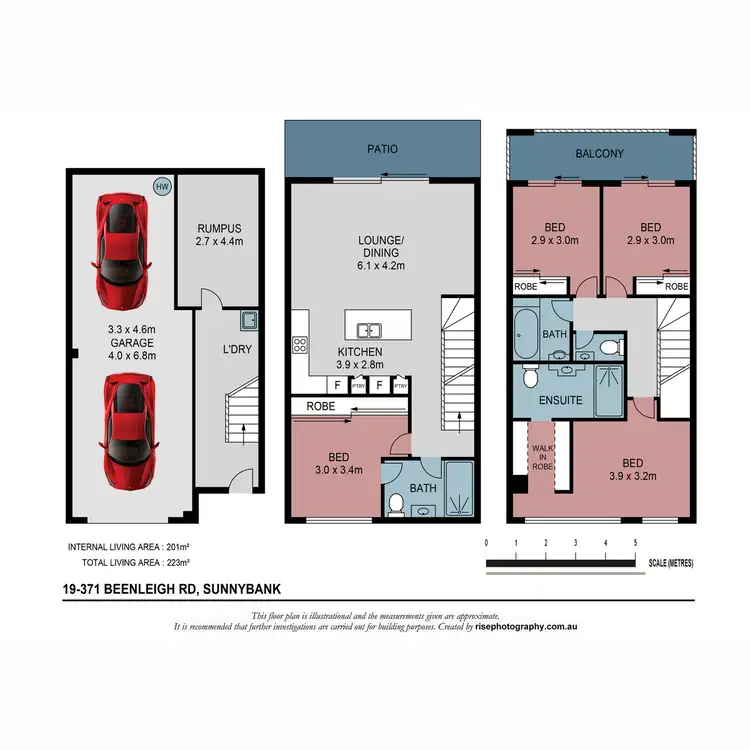 Floorplan of Homely townhouse listing, 19/371 Beenleigh Road, Sunnybank QLD 4109