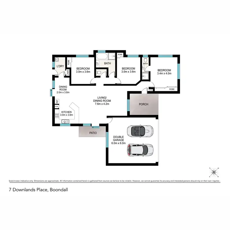 Floorplan of Homely house listing, 7 Downlands Place, Boondall QLD 4034