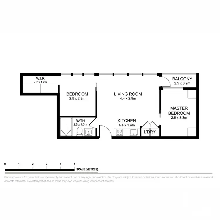 Floorplan of Homely apartment listing, 1305/601 Little Collins Street, Melbourne VIC 3000