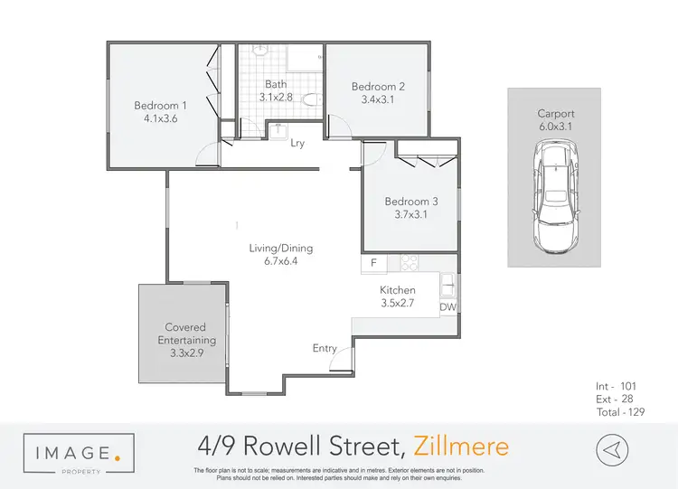 Floorplan of Homely unit listing, 4/9 Rowell Street, Zillmere QLD 4034