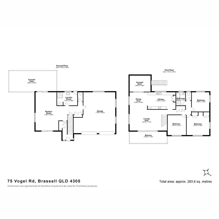 Floorplan of Homely house listing, 75 Vogel Road, Brassall QLD 4305