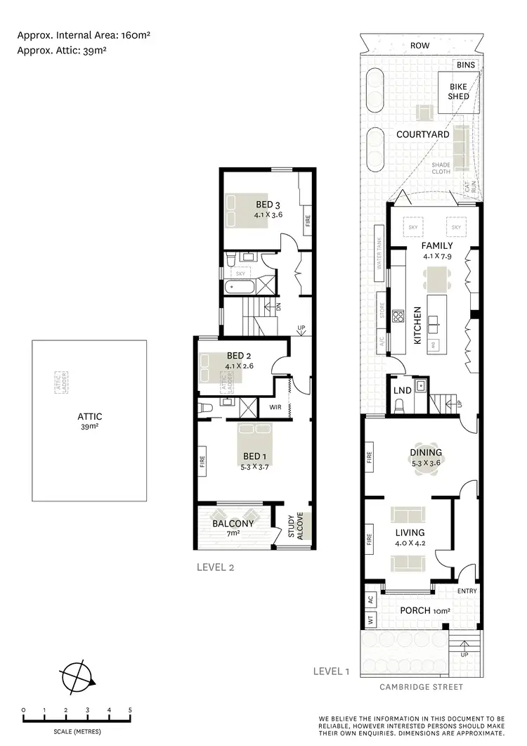 Floorplan of Homely terrace listing, 14 Cambridge Street, Enmore NSW 2042