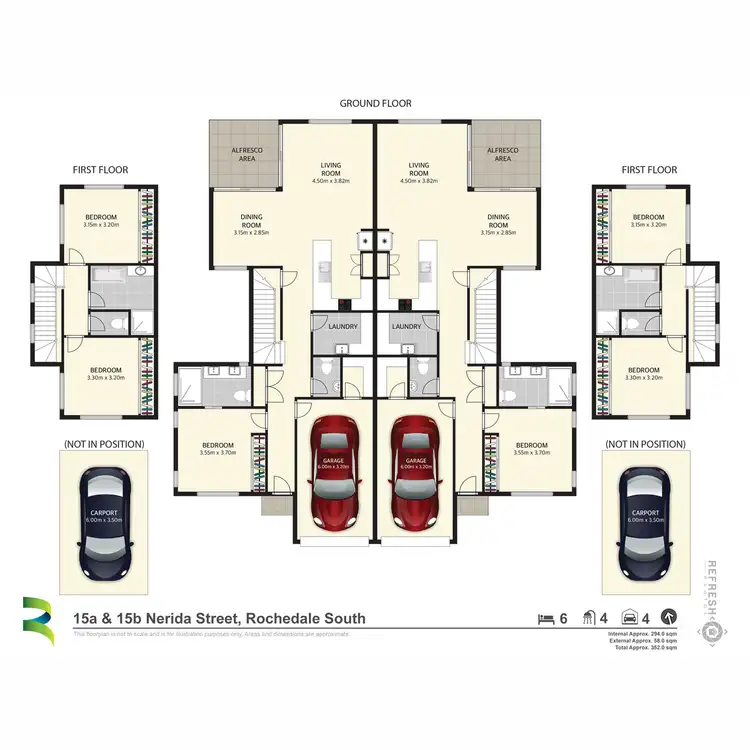 Floorplan of Homely block of units listing, 15 Nerida Street, Rochedale South QLD 4123