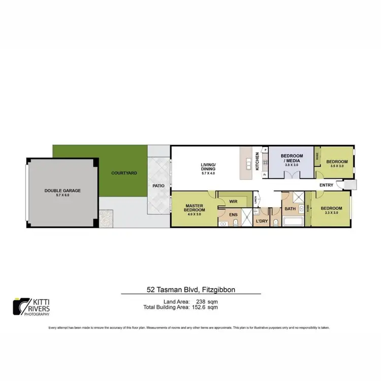Floorplan of Homely house listing, 52 Tasman Boulevard, Fitzgibbon QLD 4018