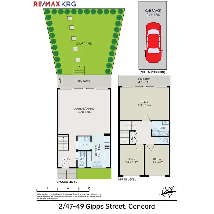 Floorplan of Homely townhouse listing, 2/47-49 Gipps Street, Concord NSW 2137